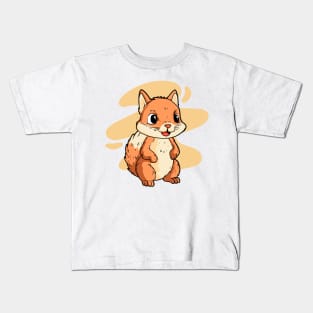 Squirrel Illustration Hand drawn Kids T-Shirt